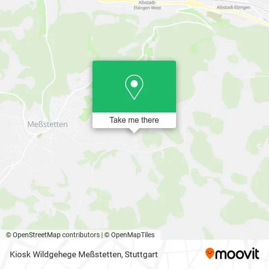 Карта Kiosk Wildgehege Meßstetten