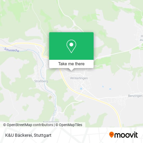Карта K&U Bäckerei