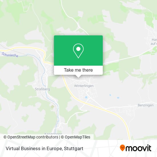 Карта Virtual Business in Europe