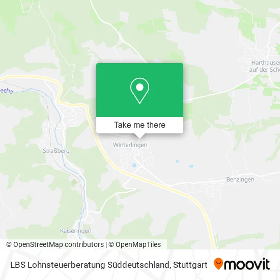 Карта LBS Lohnsteuerberatung Süddeutschland