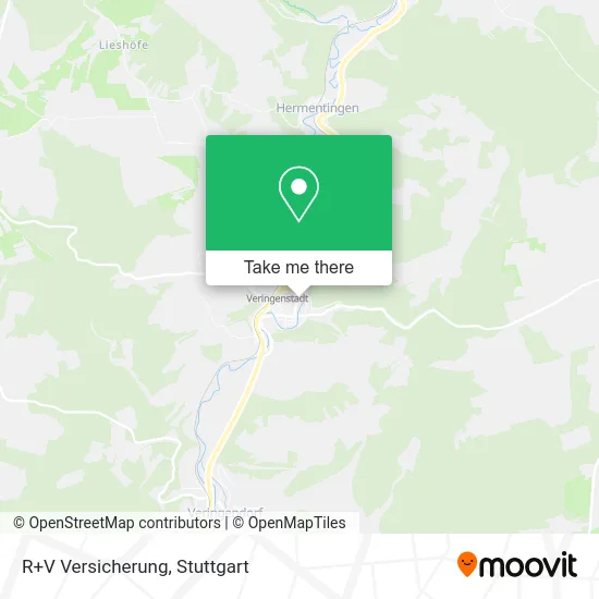 R+V Versicherung map