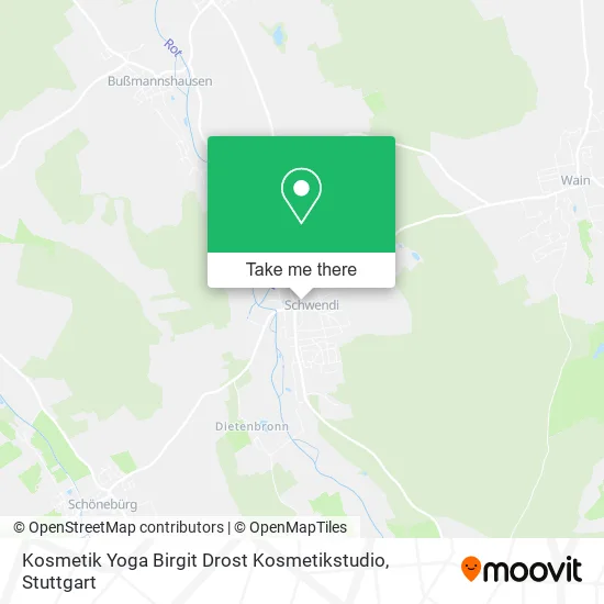 Карта Kosmetik Yoga Birgit Drost Kosmetikstudio