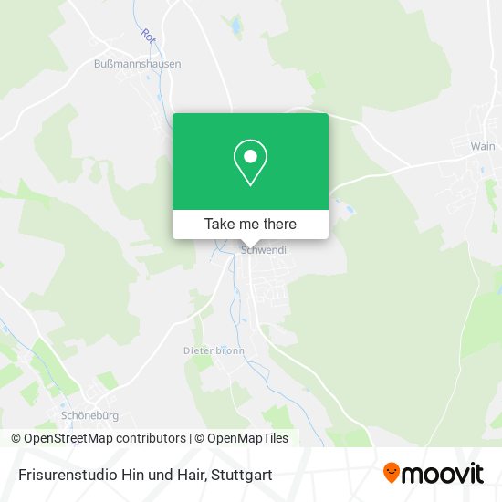 Frisurenstudio Hin und Hair map