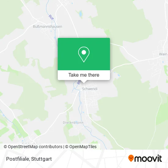 Карта Postfiliale