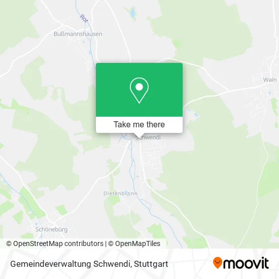 Карта Gemeindeverwaltung Schwendi