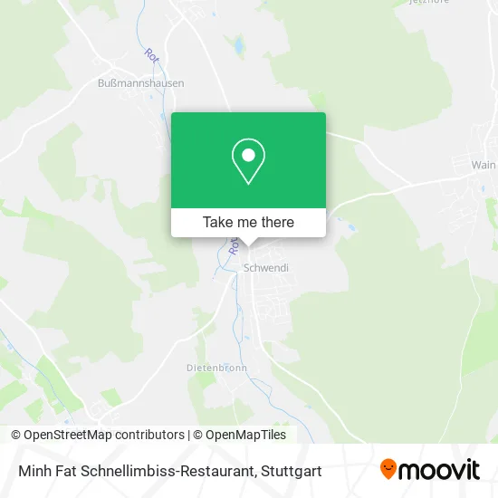 Карта Minh Fat Schnellimbiss-Restaurant