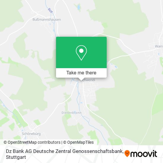 Dz Bank AG Deutsche Zentral Genossenschaftsbank map