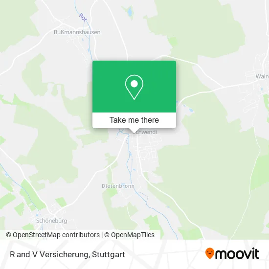 R and V Versicherung map