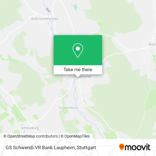 Карта GS Schwendi VR Bank Laupheim
