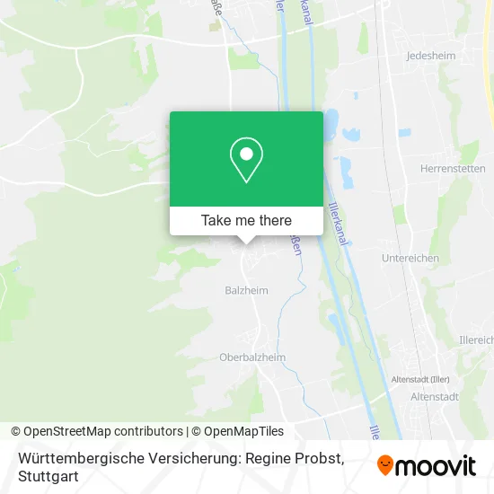 Карта Württembergische Versicherung: Regine Probst