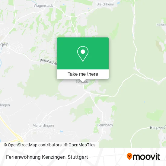 Карта Ferienwohnung Kenzingen