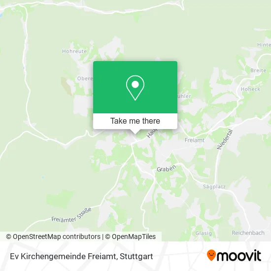 Карта Ev Kirchengemeinde Freiamt