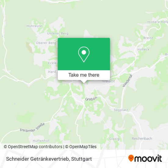 Schneider Getränkevertrieb map