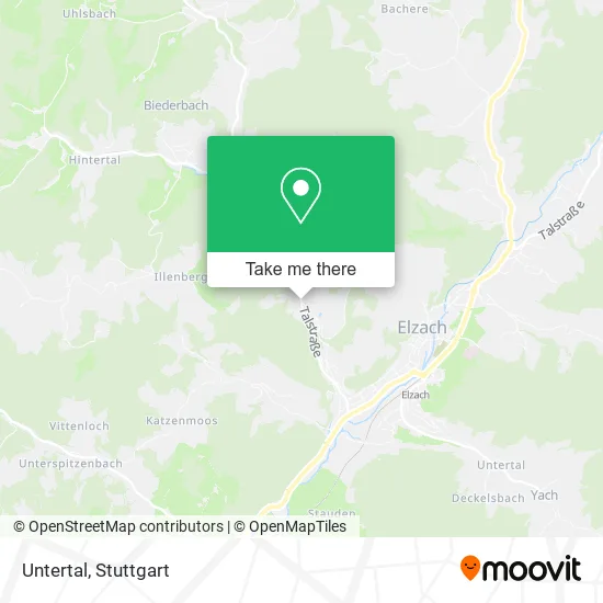Карта Untertal