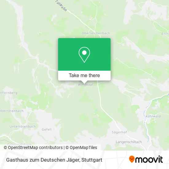Карта Gasthaus zum Deutschen Jäger