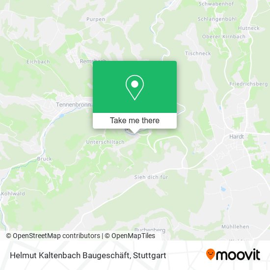 Helmut Kaltenbach Baugeschäft map