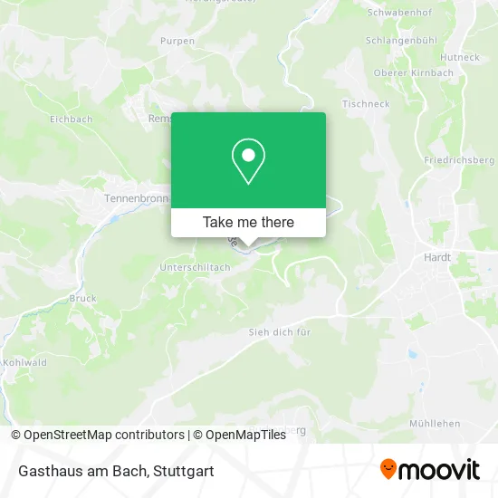 Gasthaus am Bach map
