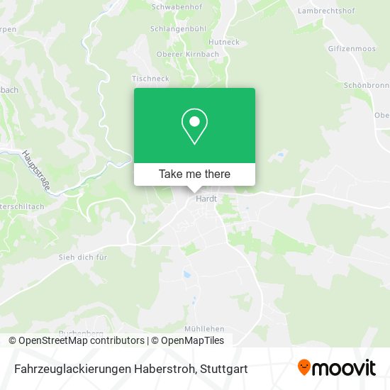 Fahrzeuglackierungen Haberstroh map