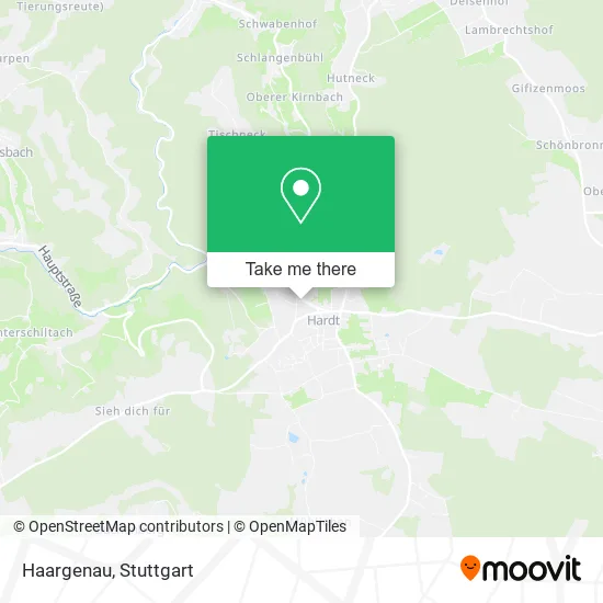 Карта Haargenau