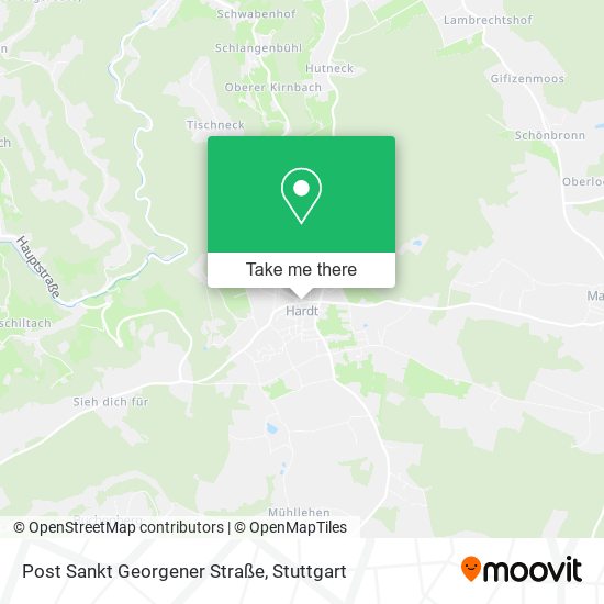 Карта Post Sankt Georgener Straße