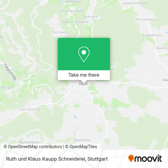 Ruth und Klaus Kaupp Schneiderei map