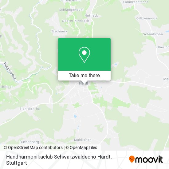 Handharmonikaclub Schwarzwaldecho Hardt map