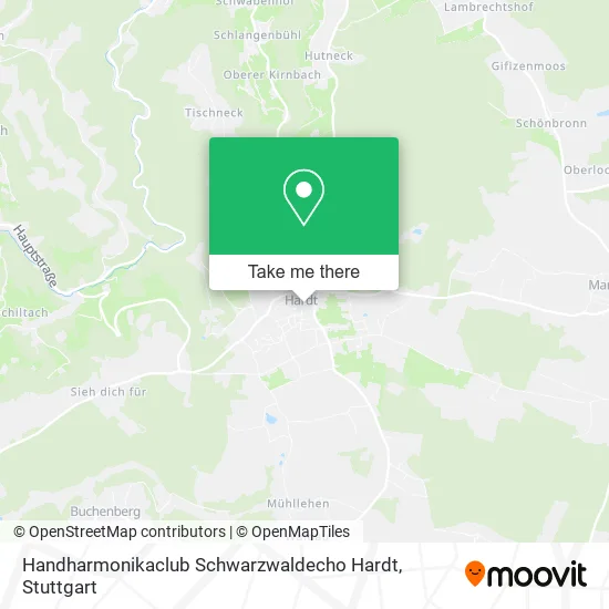 Карта Handharmonikaclub Schwarzwaldecho Hardt
