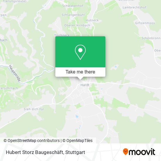 Hubert Storz Baugeschäft map