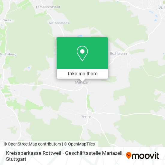 Kreissparkasse Rottweil - Geschäftsstelle Mariazell map