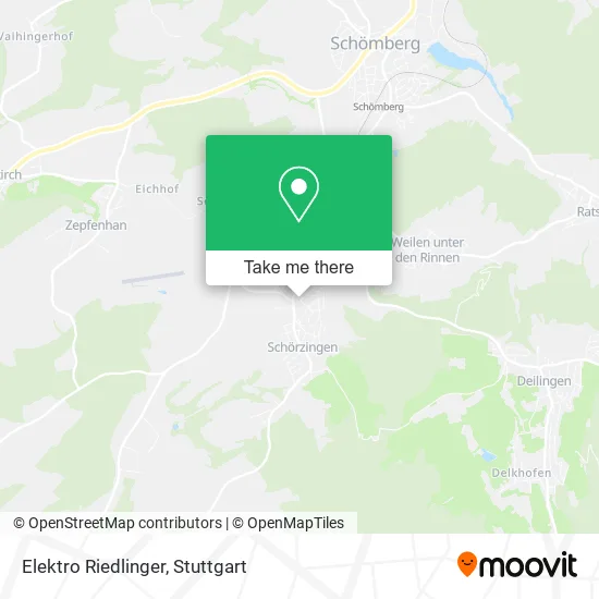 Карта Elektro Riedlinger