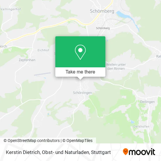 Карта Kerstin Dietrich, Obst- und Naturladen