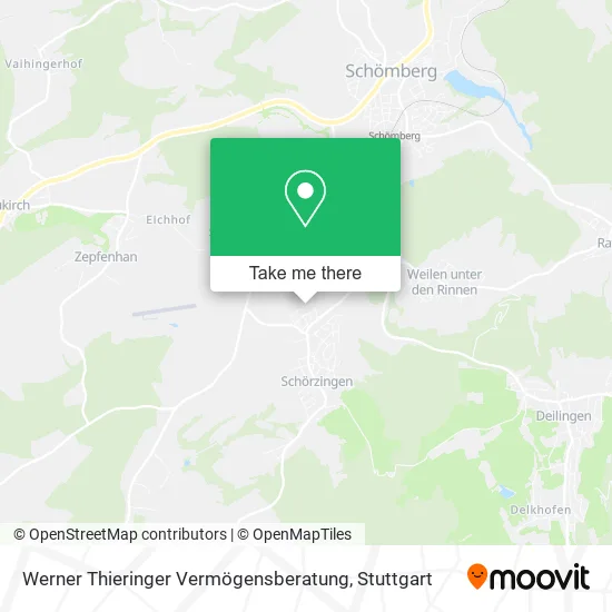 Карта Werner Thieringer Vermögensberatung