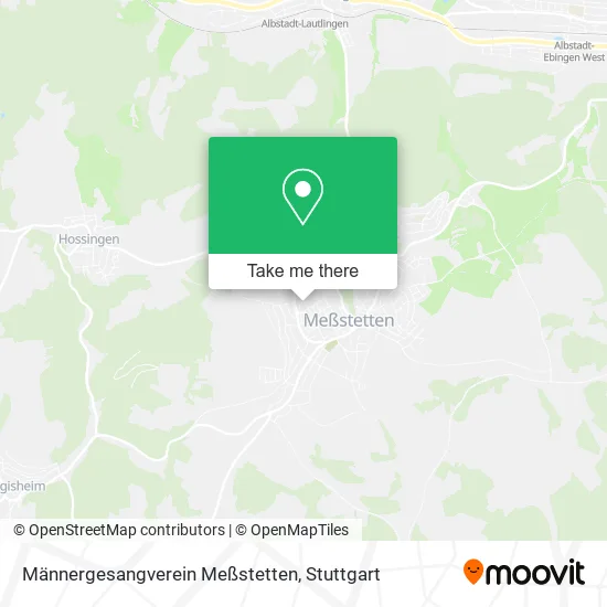 Карта Männergesangverein Meßstetten