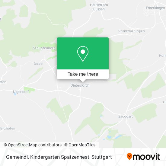 Gemeindl. Kindergarten Spatzennest map