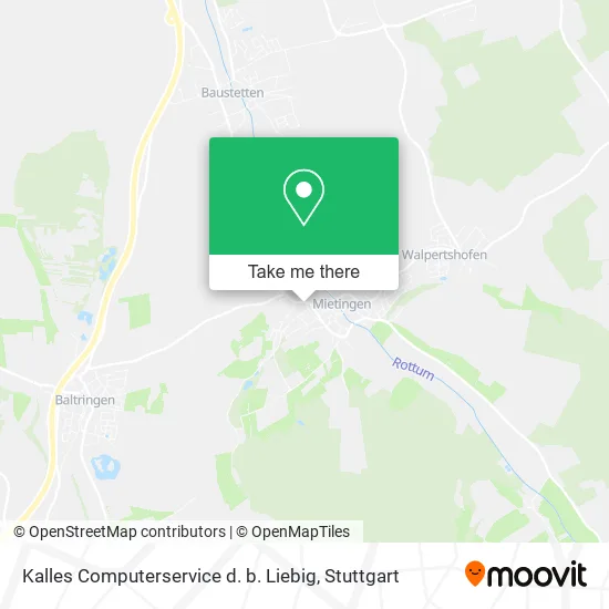 Карта Kalles Computerservice d. b. Liebig