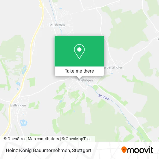 Карта Heinz König Bauunternehmen
