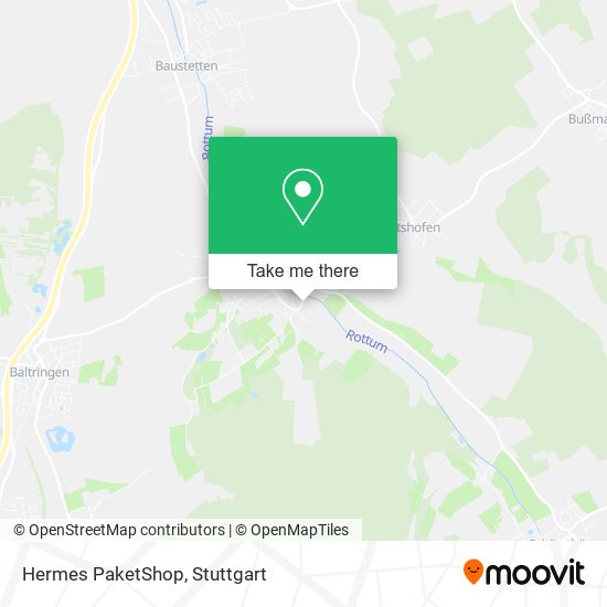Карта Hermes PaketShop