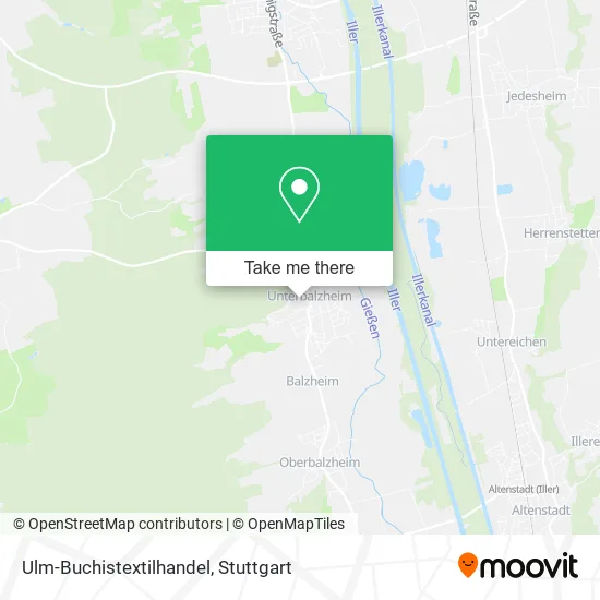 Карта Ulm-Buchistextilhandel