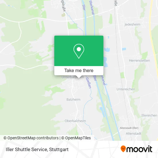 Карта Iller Shuttle Service