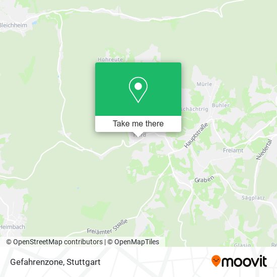 Карта Gefahrenzone