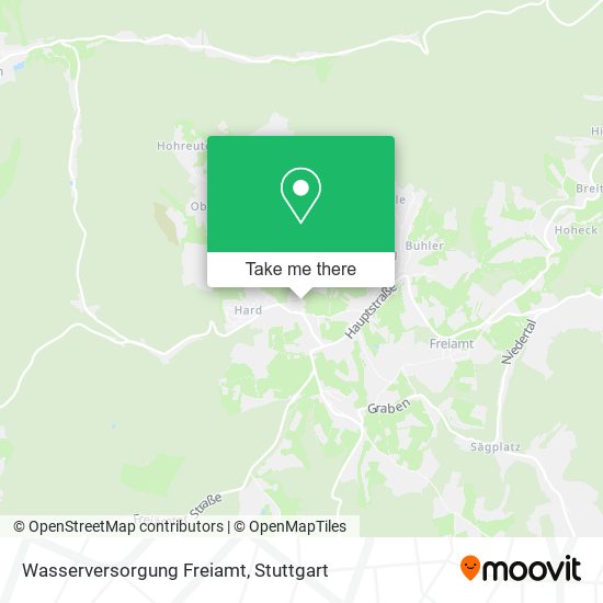 Карта Wasserversorgung Freiamt
