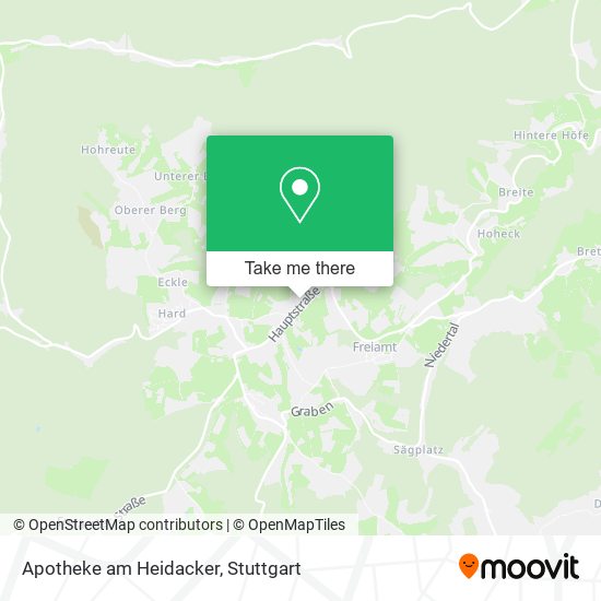 Apotheke am Heidacker map