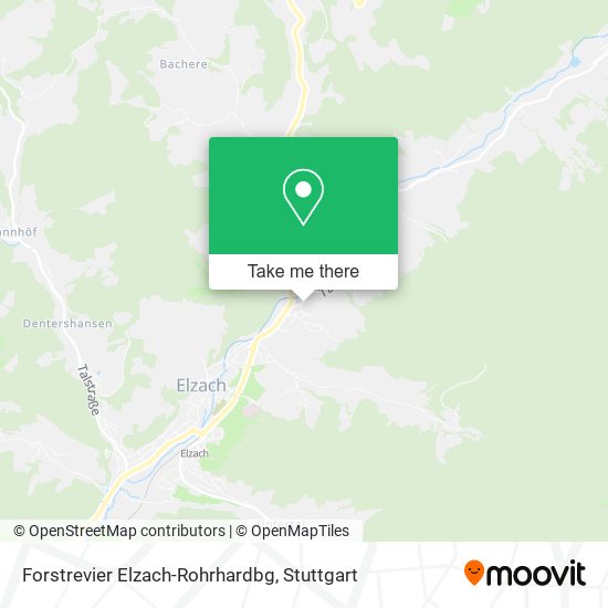 Forstrevier Elzach-Rohrhardbg map