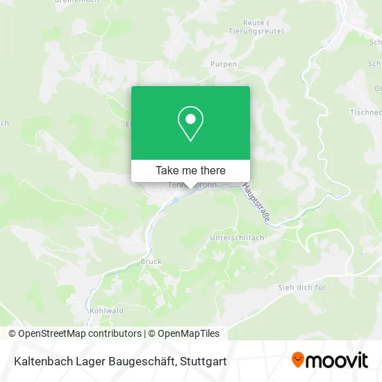Карта Kaltenbach Lager Baugeschäft