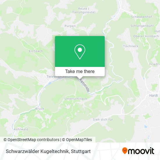 Карта Schwarzwälder Kugeltechnik