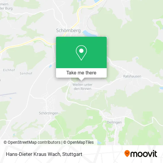 Карта Hans-Dieter Kraus Wach