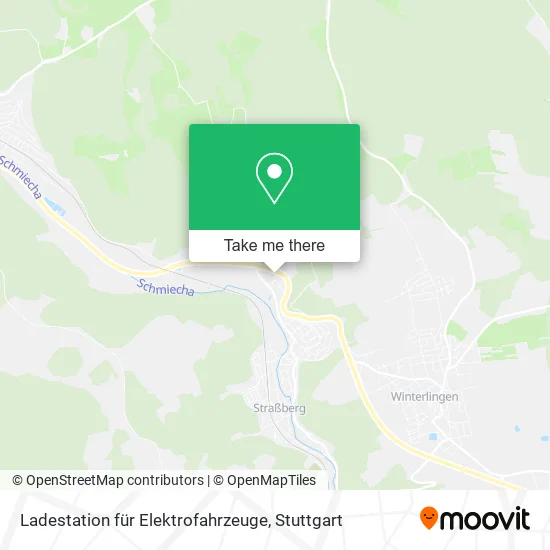 Карта Ladestation für Elektrofahrzeuge