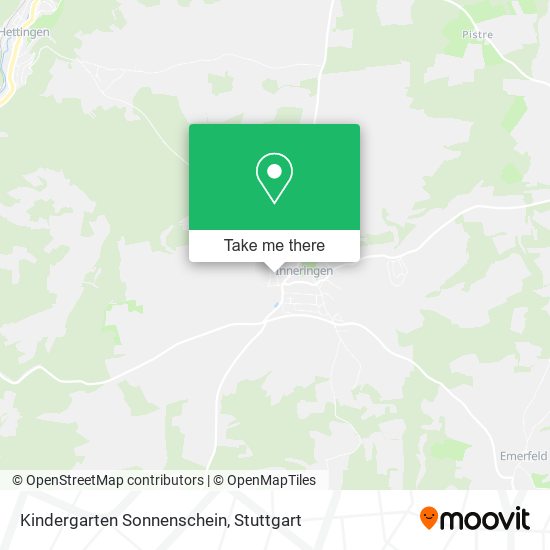 Kindergarten Sonnenschein map