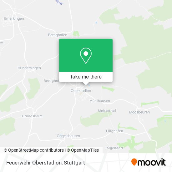 Feuerwehr Oberstadion map