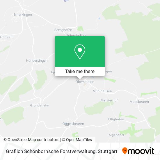 Gräflich Schönborn'sche Forstverwaltung map